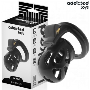 ADDICTED TOYS LOCKED - CAGE Ã PÃNIS SILENCIEUSE 7,5 CM